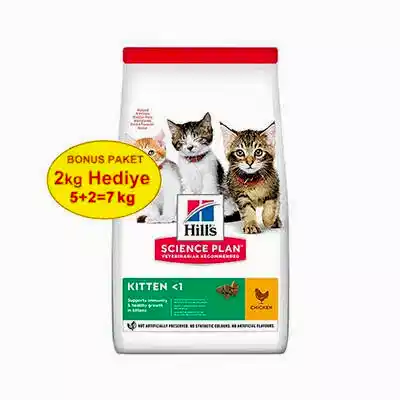 Hills Kitten Tavuklu Yavru Kedi Maması 5+2 Kg