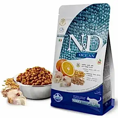 ND Ocean Düşük Tahıllı Morina Balıklı Yetişkin Kedi Maması 1.5 Kg