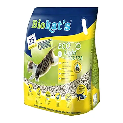 Biokats Eco Light Extra Pelet Aktif Karbonlu Kedi Kumu 5 Lt