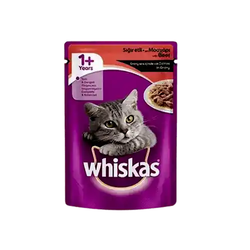 Whiskas Biftekli Yetişkin Kedi Konservesi Pouch 100 Gr