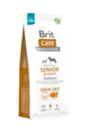 Brit Care Senior & Light Somonlu ve Patatesli Tahılsız Yaşlı Köpek Maması 12 Kg - Thumbnail