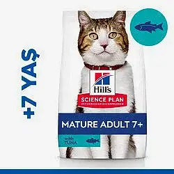 Hills Mature +7 Ton Balıklı Yaşlı Kedi Maması 1,5 Kg - Thumbnail
