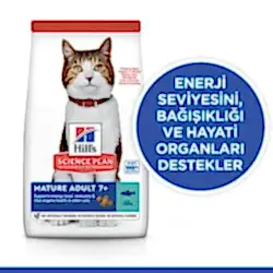 Hills Mature +7 Ton Balıklı Yaşlı Kedi Maması 1,5 Kg - Thumbnail