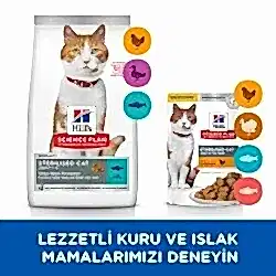 Hills Young Sterilised Ton Balıklı Kısırlaştırılmış Kedi Maması 3 Kg - Thumbnail
