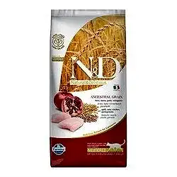 N&D Ancestral Grain Tavuklu ve Narlı Düşük Tahıllı Kısırlaştırılmış Kedi Maması 5 Kg - Thumbnail
