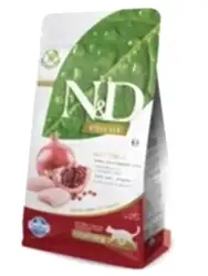 ND Prime Tavuk ve Narlı Kısırlaştırılmış Tahılsız Kedi Maması 10 Kg - Thumbnail