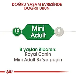 Royal Canin Mini Adult Küçük Irk Yetişkin Köpek Maması 8 Kg - Thumbnail