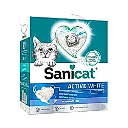 Sanicat Active White Ultra Topaklanan Kedi Kumu 6 LT - Thumbnail