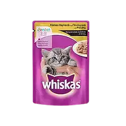Whiskas Pouch Sos İçinde Kümes Hayvanlı Yavru Kedi Konservesi 85gr - Thumbnail